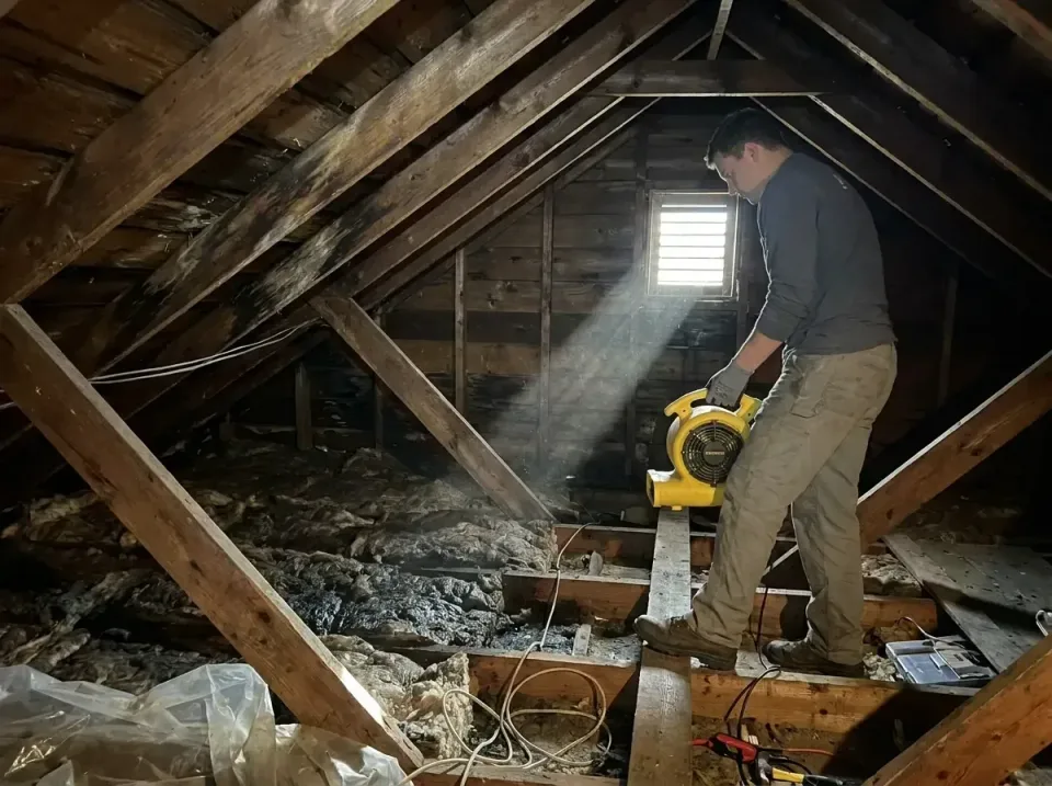attic-water-damage-drying-proc-007 — frequently asked questions, Emergency Water Extraction & 24/7 Flood Response in Nixon,…